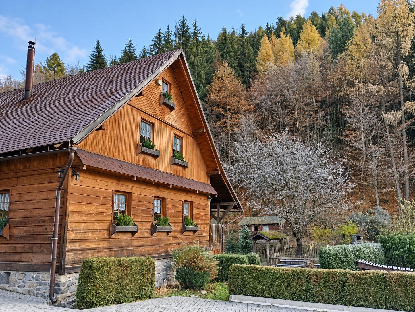 Exteriér - Chata Vlčina