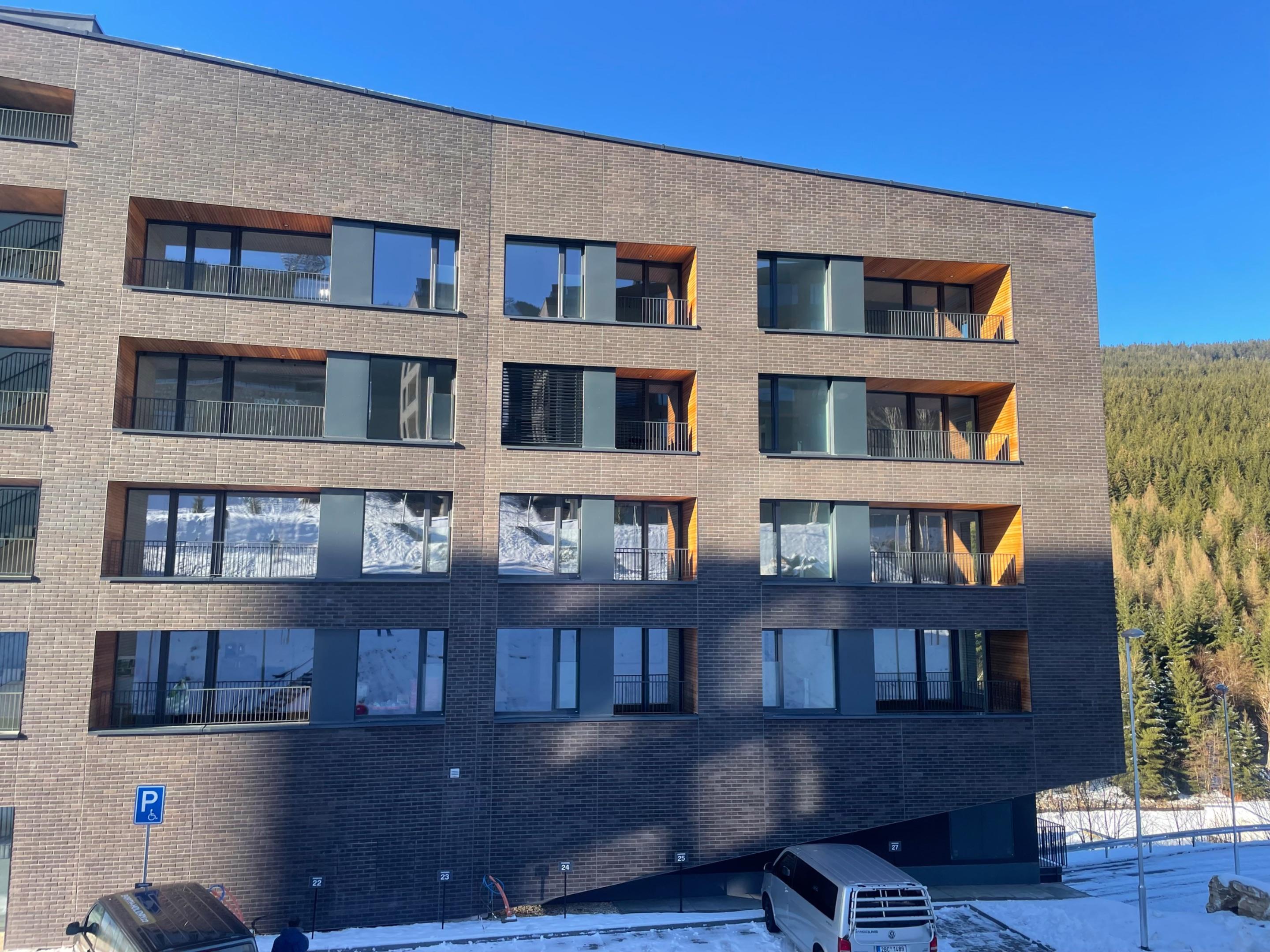 Exteriér - Apartmán s výhledem na sjezdovku