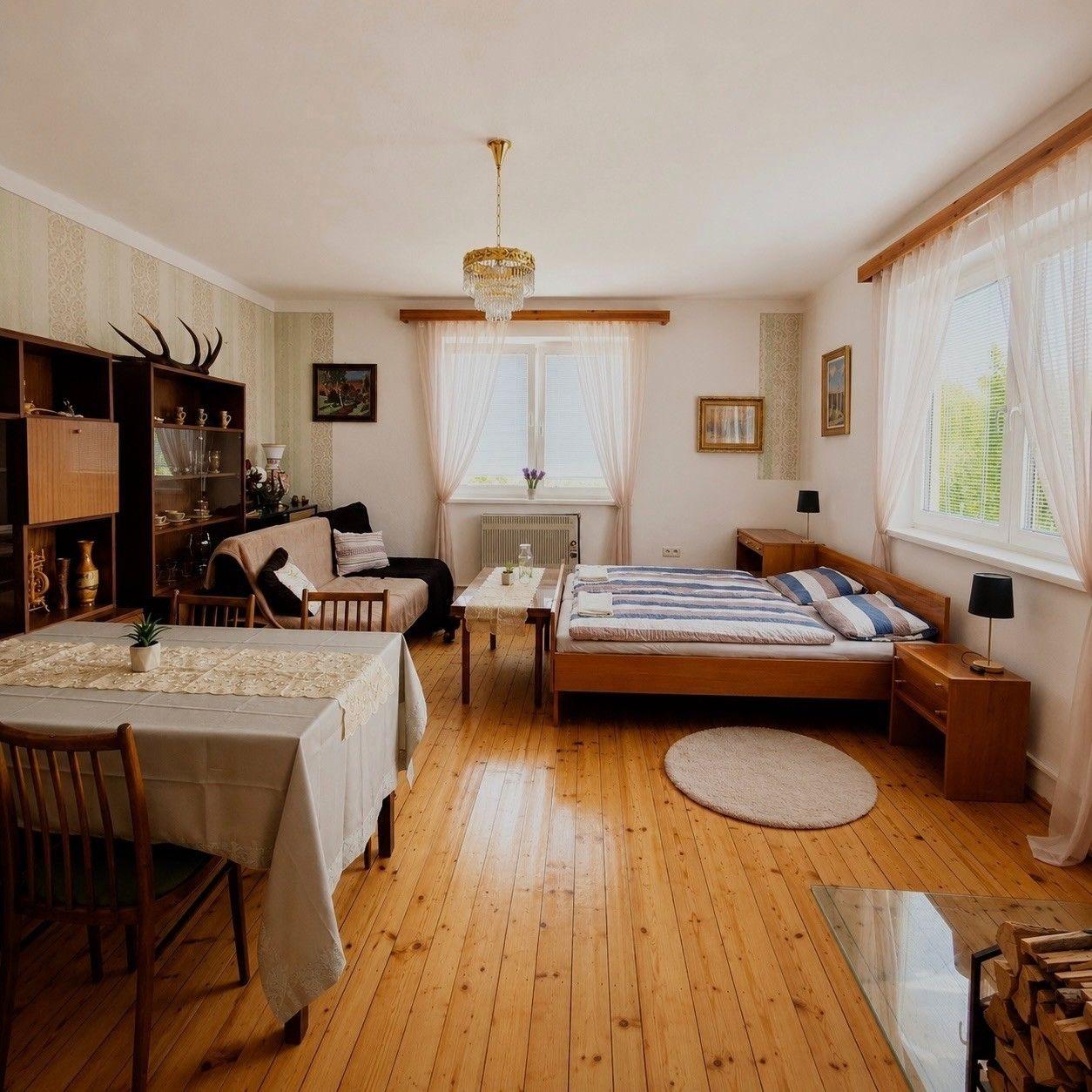 Cottage U Kynaja in the winter