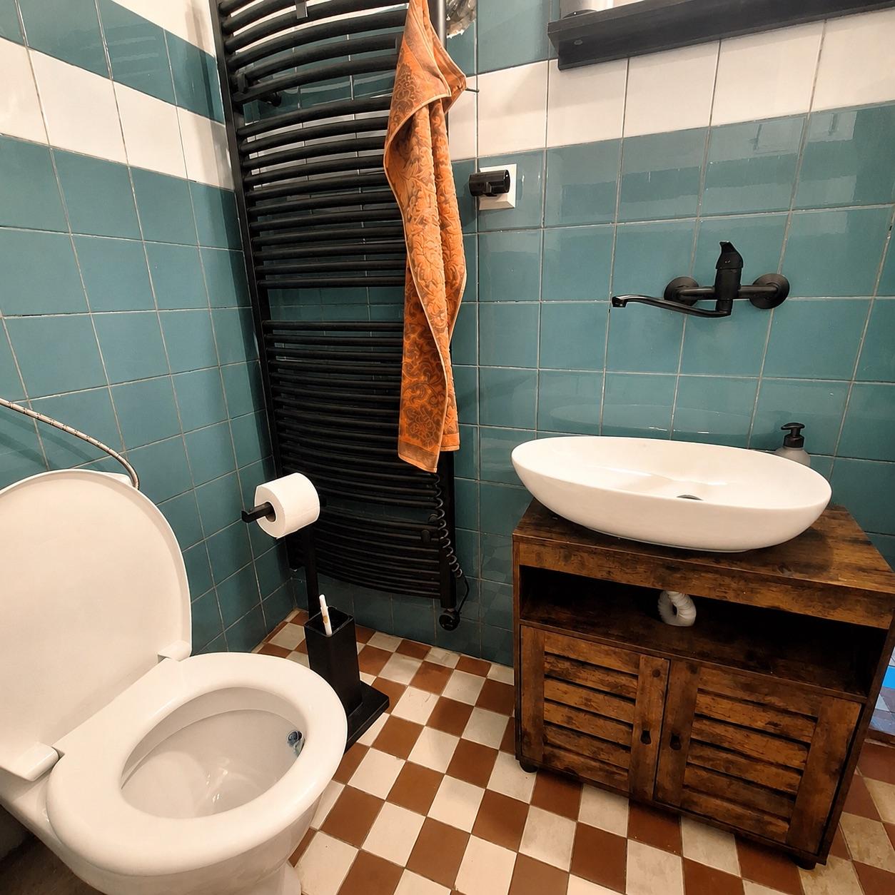 Bathroom with toilet - Cottage U Kynaja