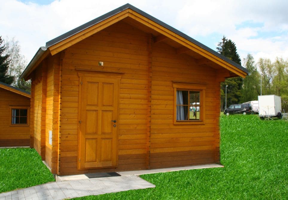Chatka Typ B se spaním do patra Čtyřlůžkový pokoj - Camping Amerika