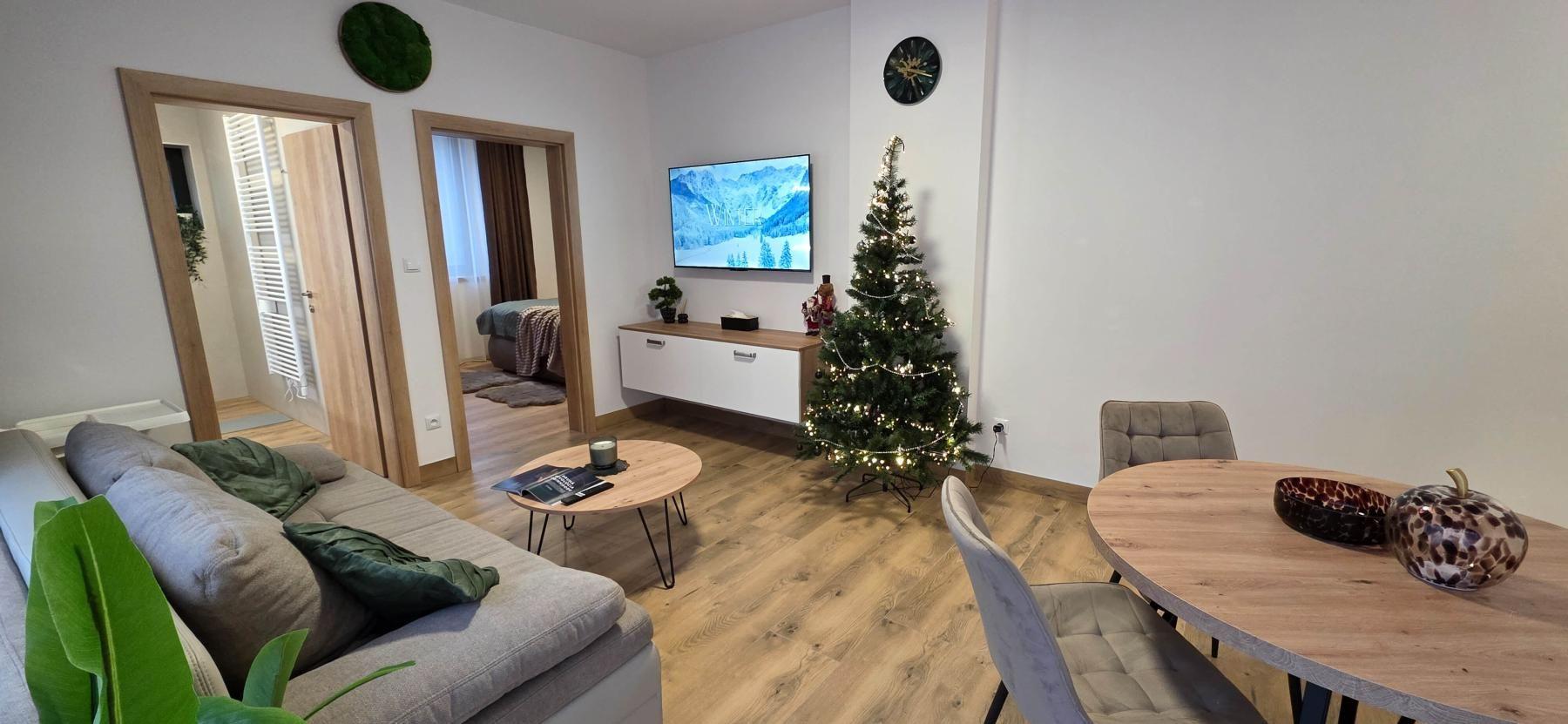 Apartmanica Hrabovo v zime