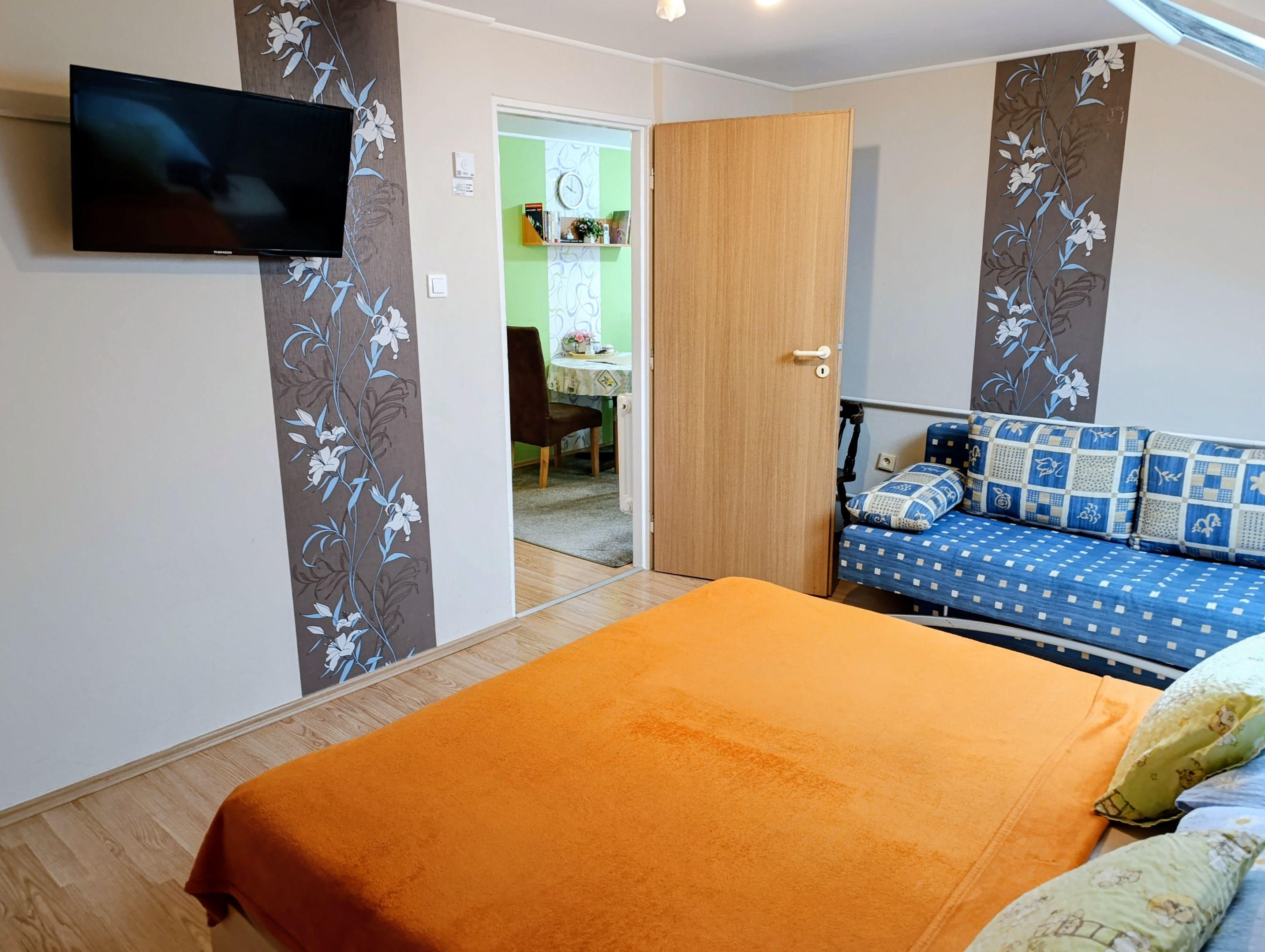 Spálňa v podkroví - Apartmán Irmi