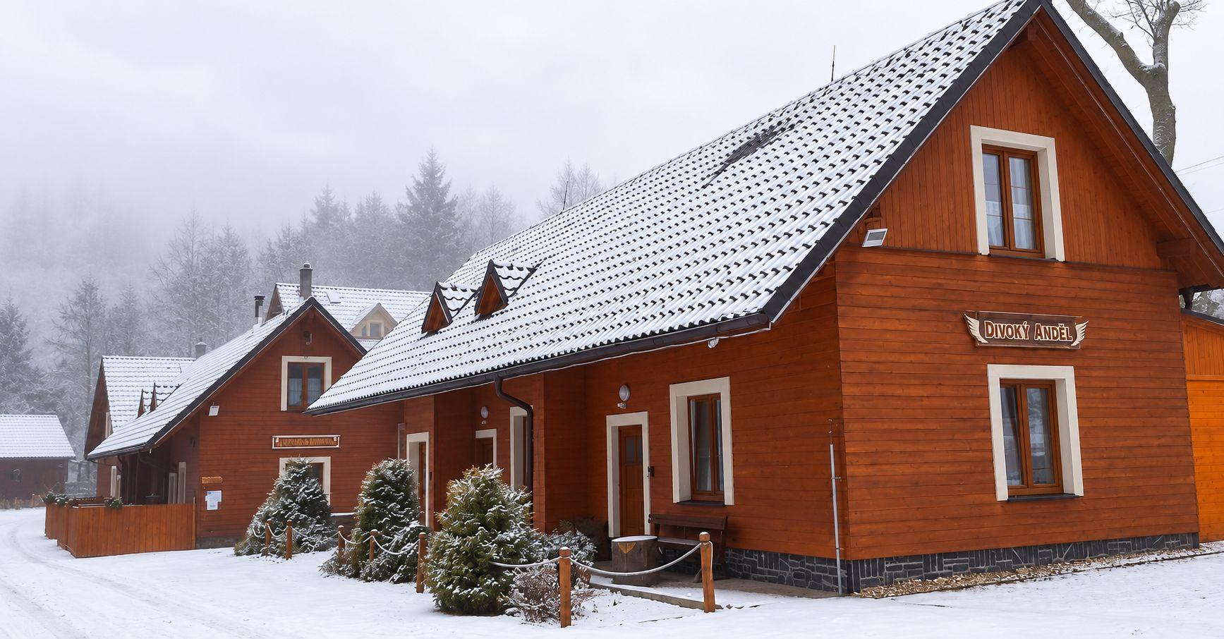 Apartmány Divoký Anděl v zimě