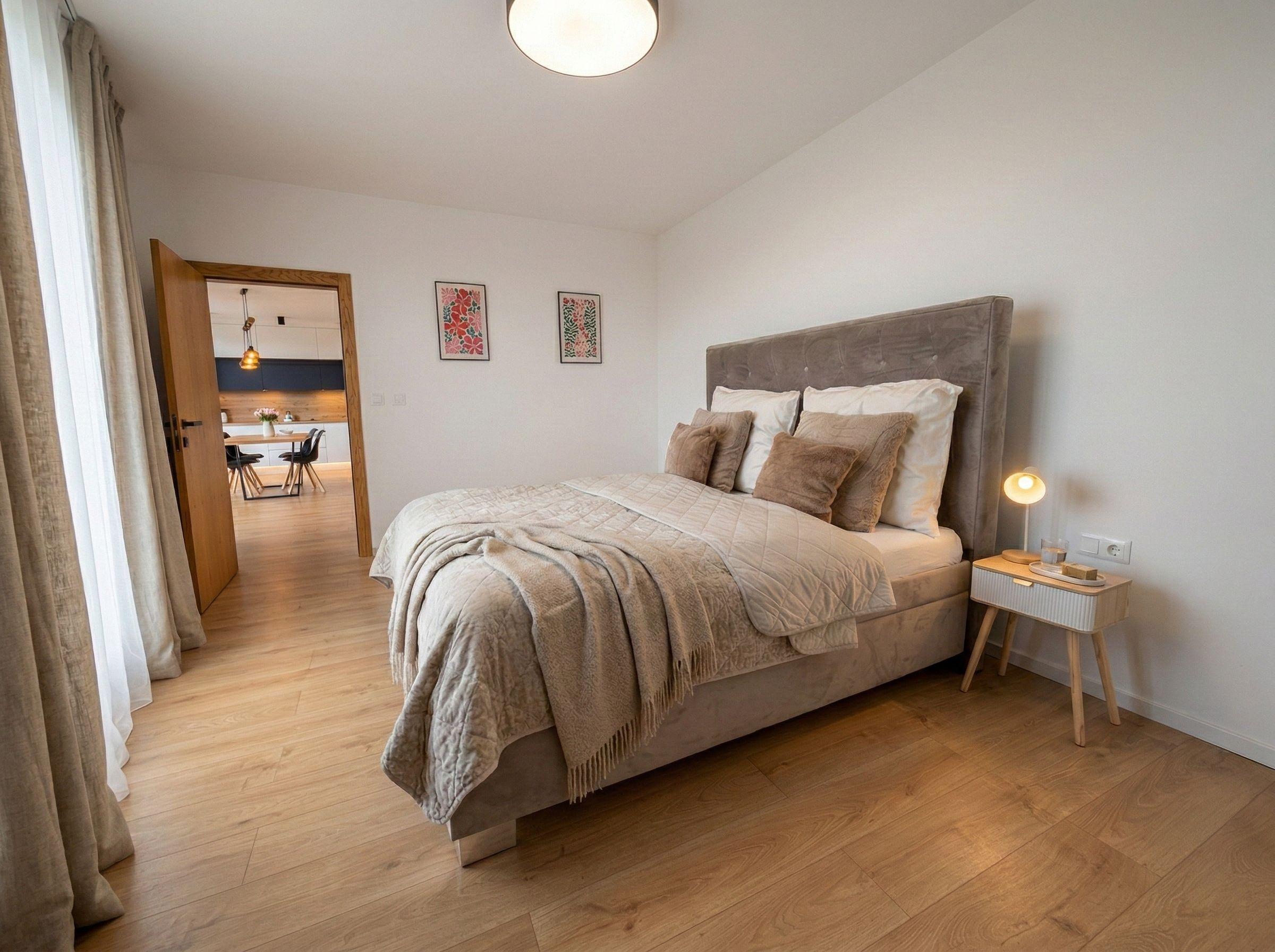 Moderný nový byt s výhľadom a parkovaním Apartmán s 2 ložnicemi - Moderní nový byt s výhledem a parkováním
