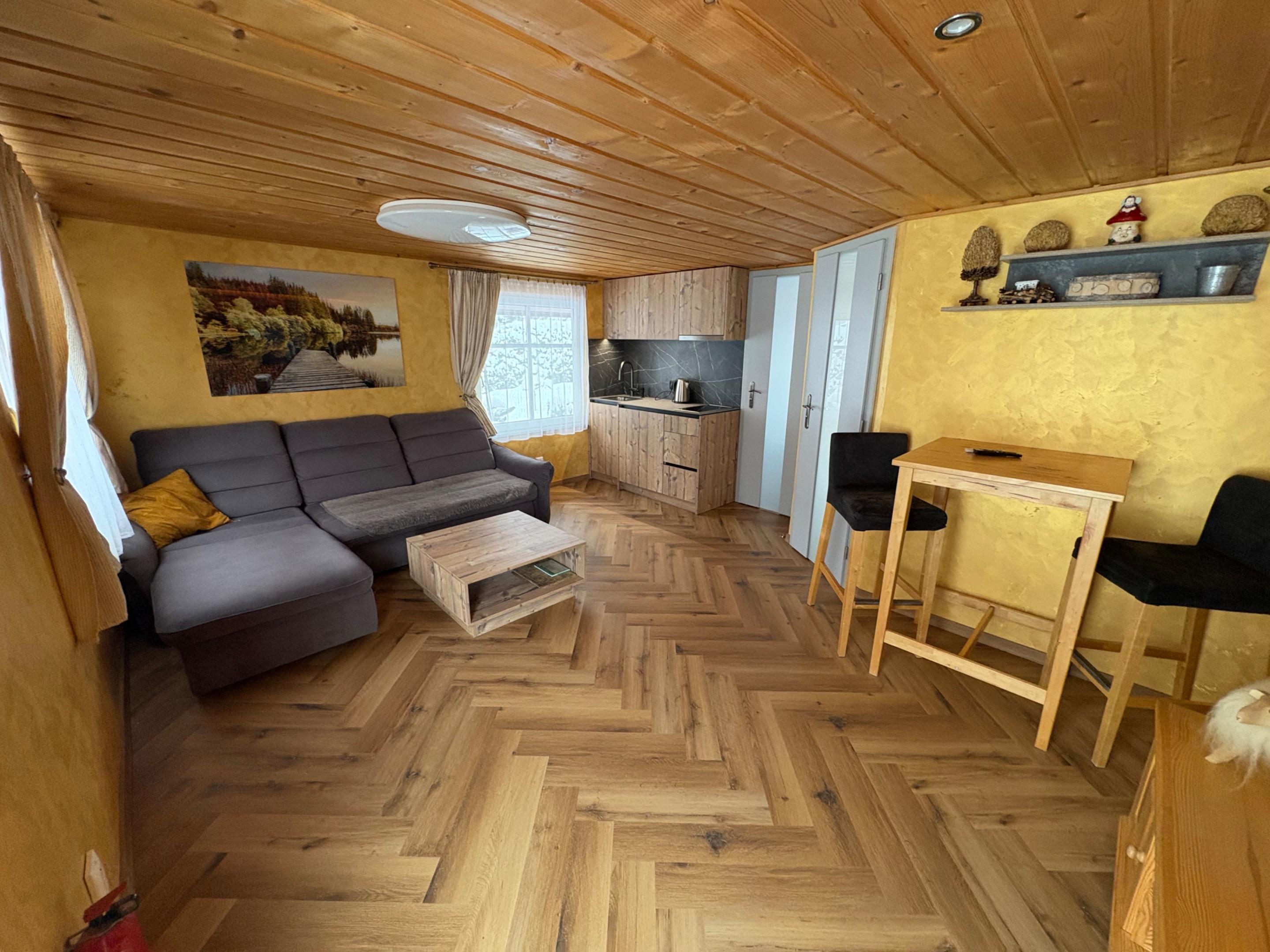 Wohnzimmer - Ferienhaus Studnička