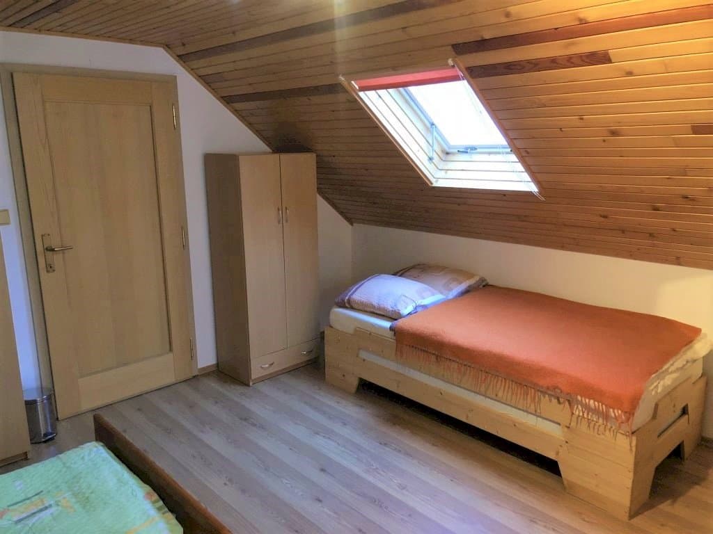 Spálňa č. 1 Dvojlôžková izba s prístelkou - Chalupa Barborka