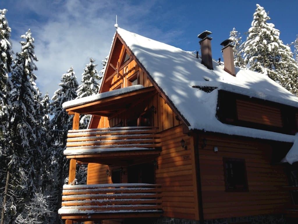 Ferienhaus Malina im Winter