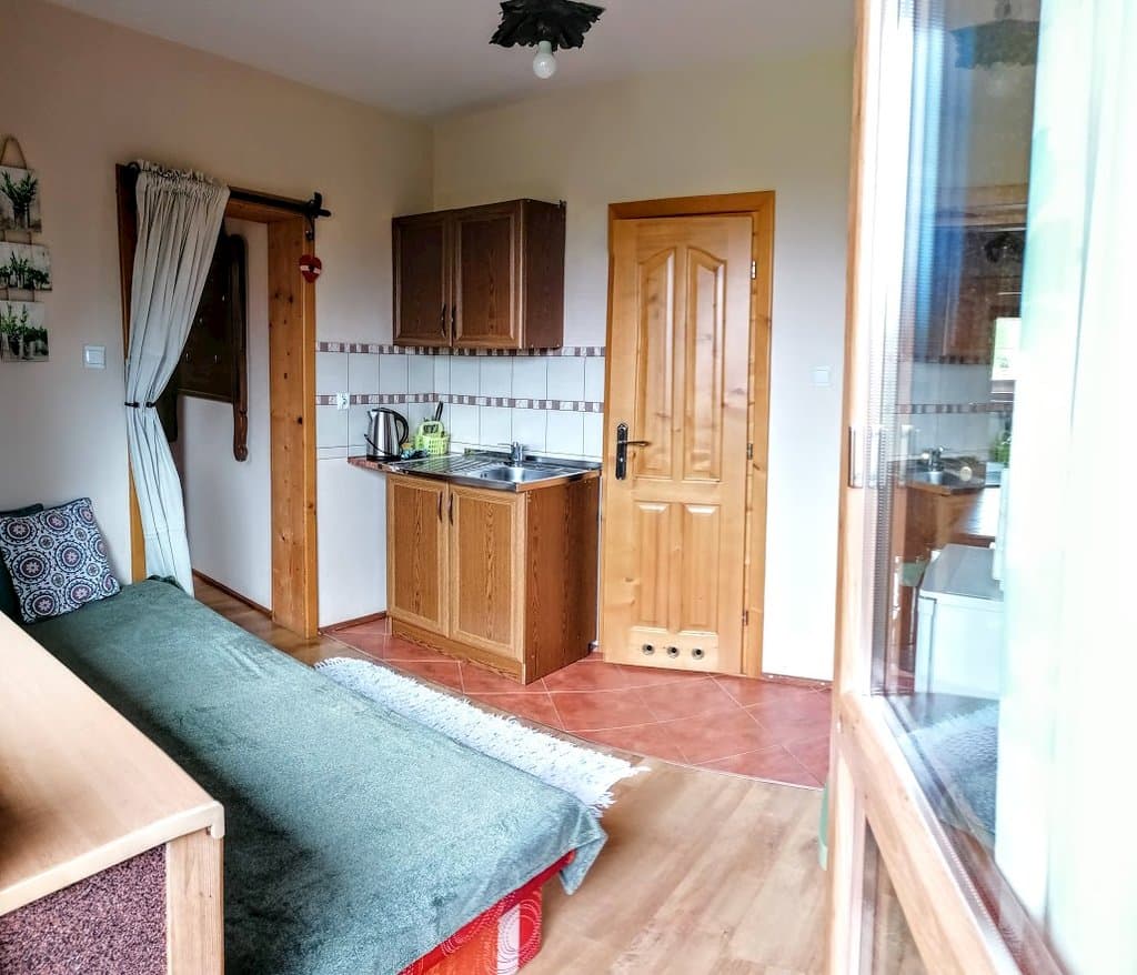 Rodinná izba s balkónom č. 6 Rodinný pokoj s 2 ložnicemi - Vila Panoráma a Chatka Antošák