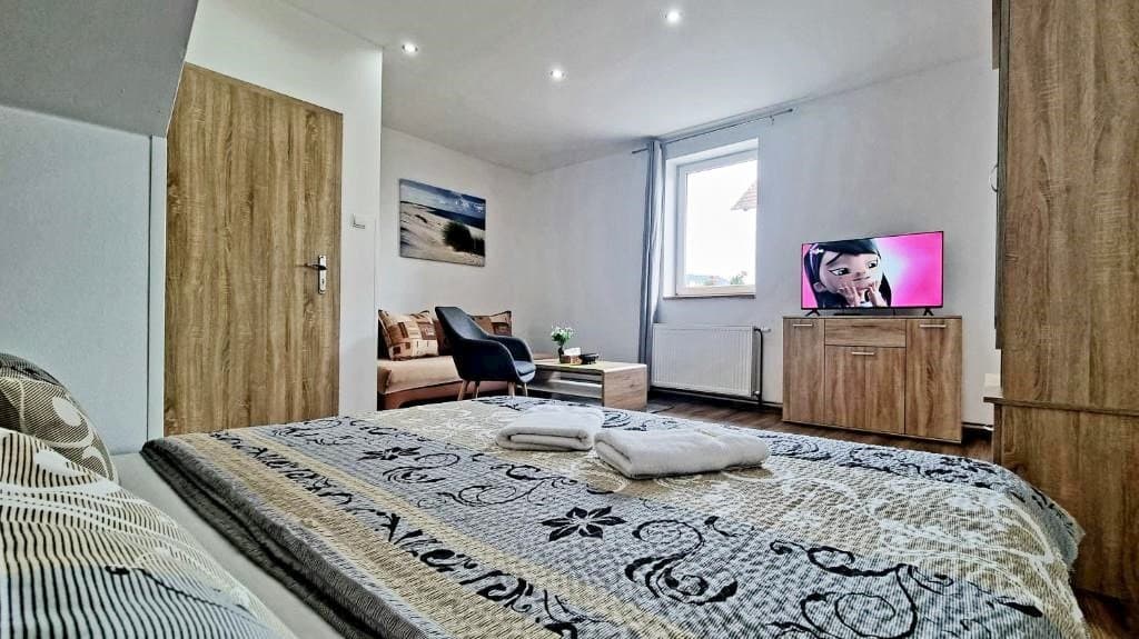 Štúdiový apartmán č. 1 Apartmán s 1 spálňou - Apartmány Miluška