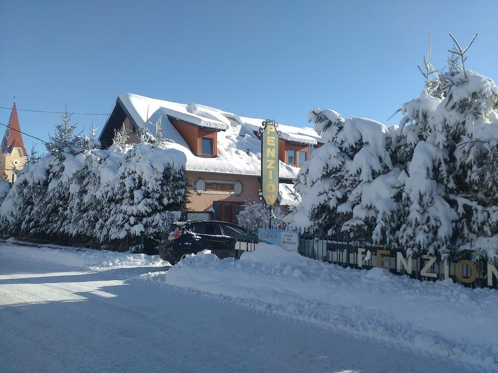 Panzió Eliška télen