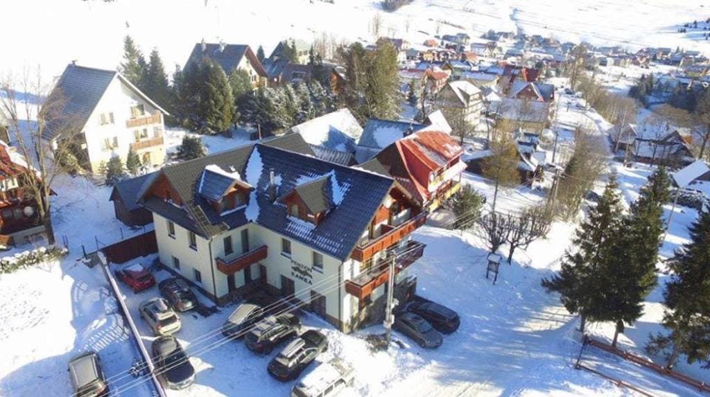 Pension Kamea in the winter