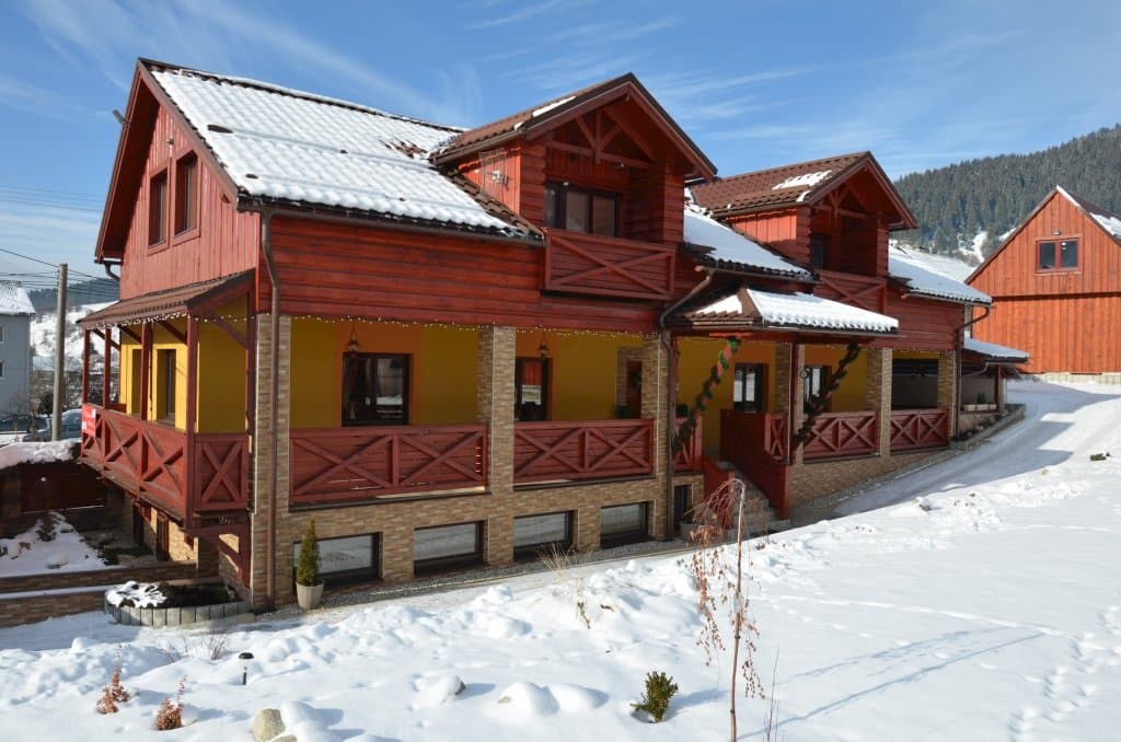 Pension VV in the winter