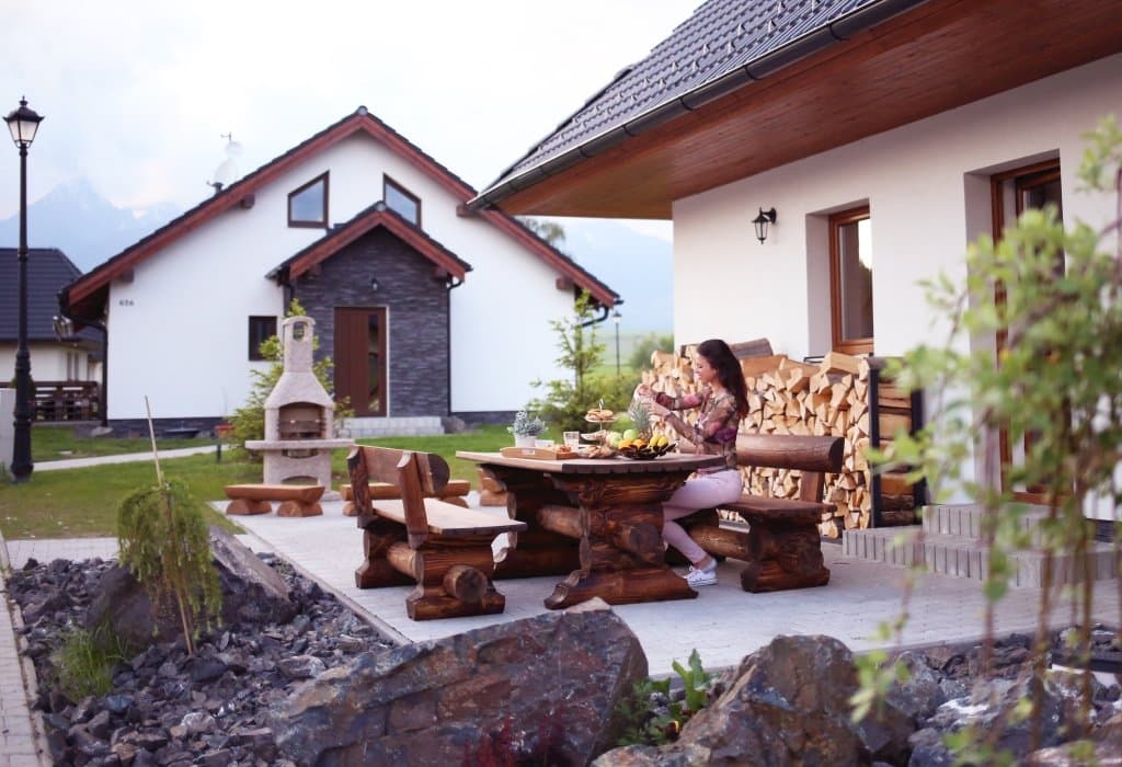 Villa Mia im Sommer