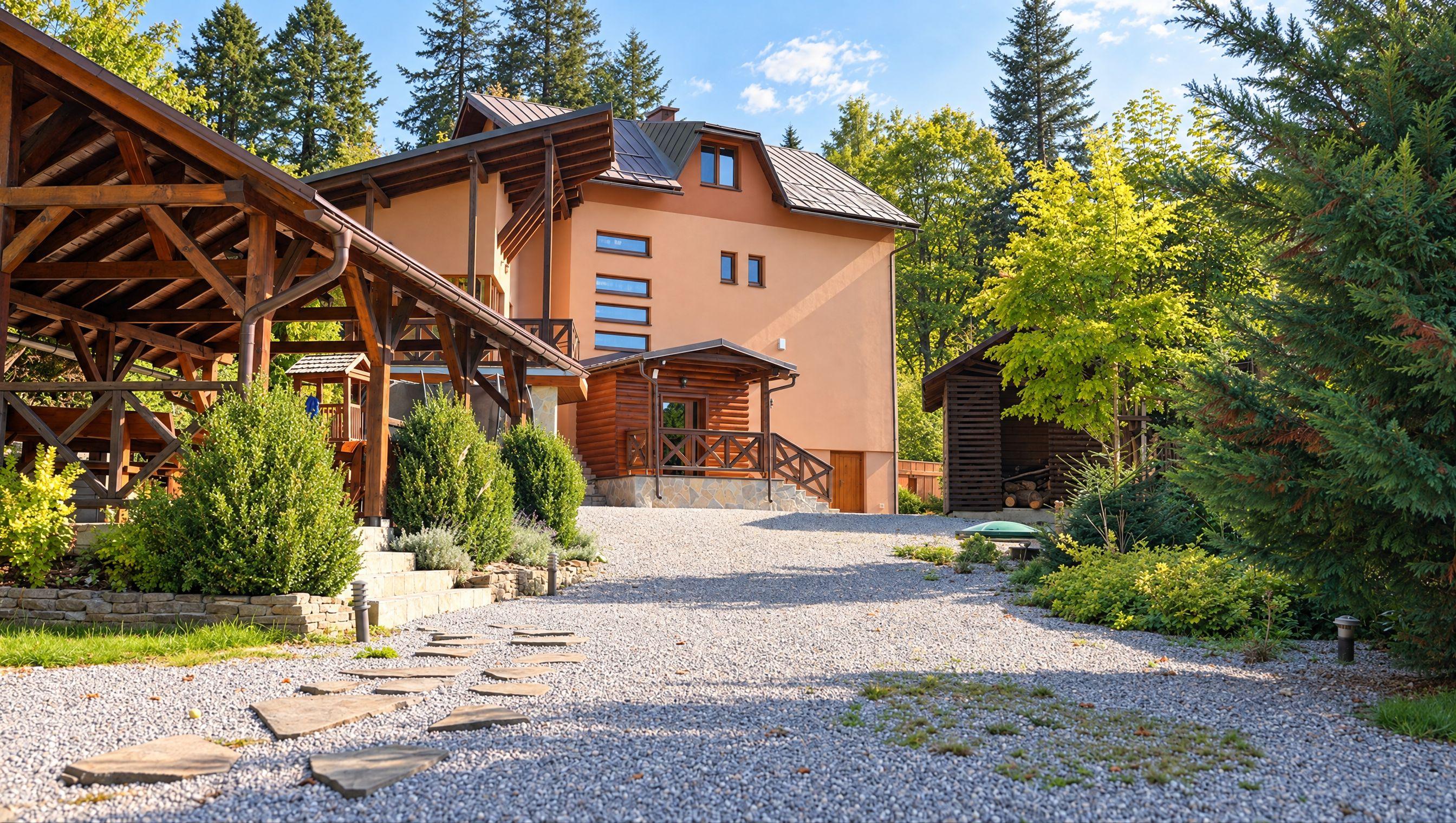 Apartmánová Chata Tichá v lete