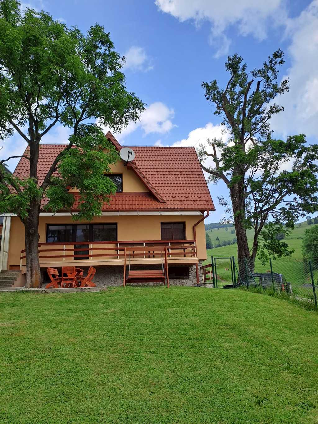 Ferienhaus Adam im Sommer