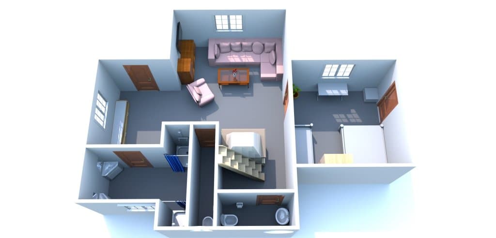 prízemie - ground floor - Chata pri potoku