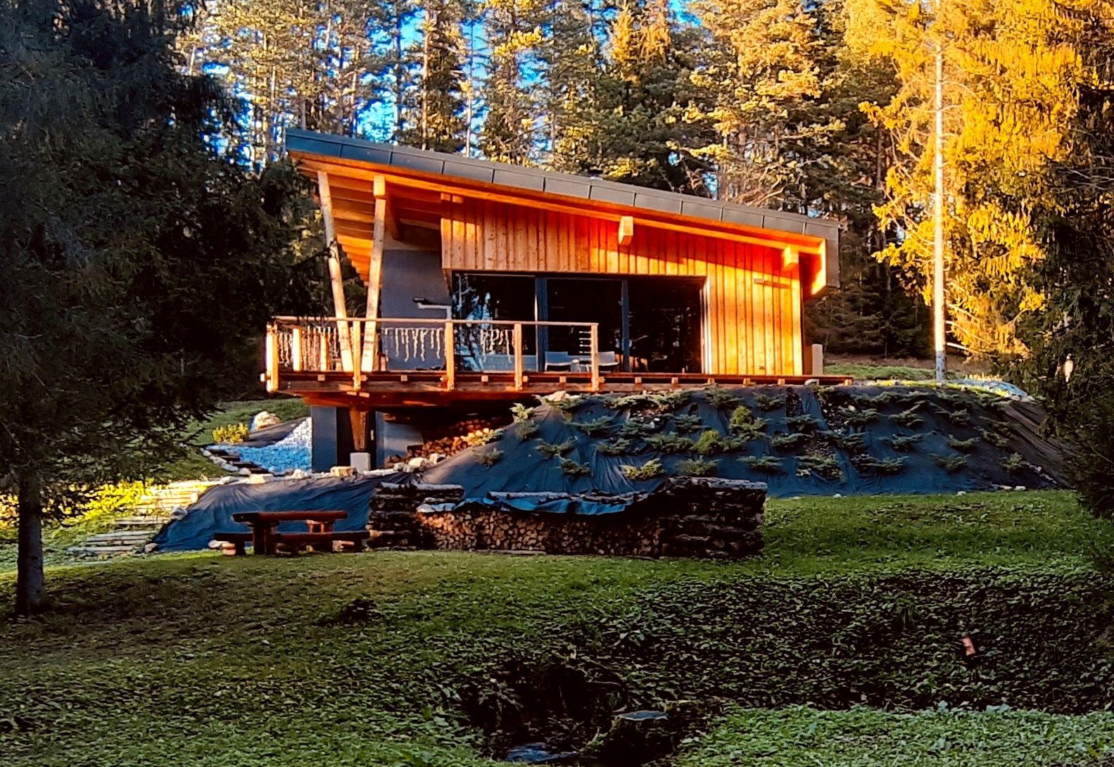 Chalet Slovenský Raj im Sommer