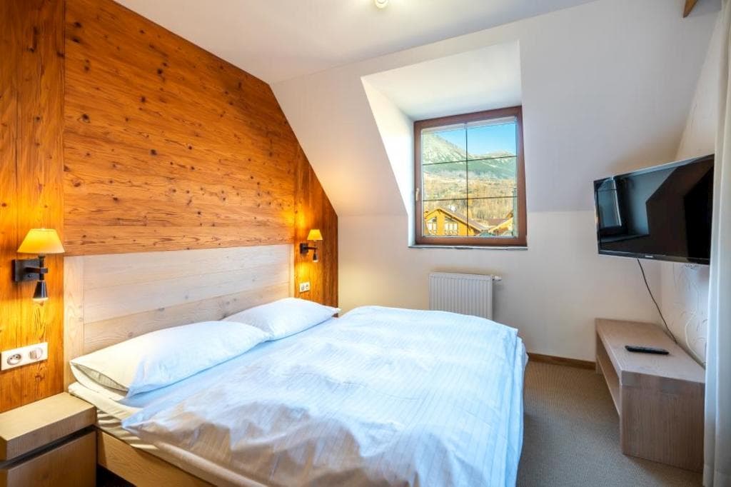 Apartmán s 1 spálňou v hlavnej budove A - Výhľad na Tatry  - Súkromné Apartmány v Hoteli Kukučka