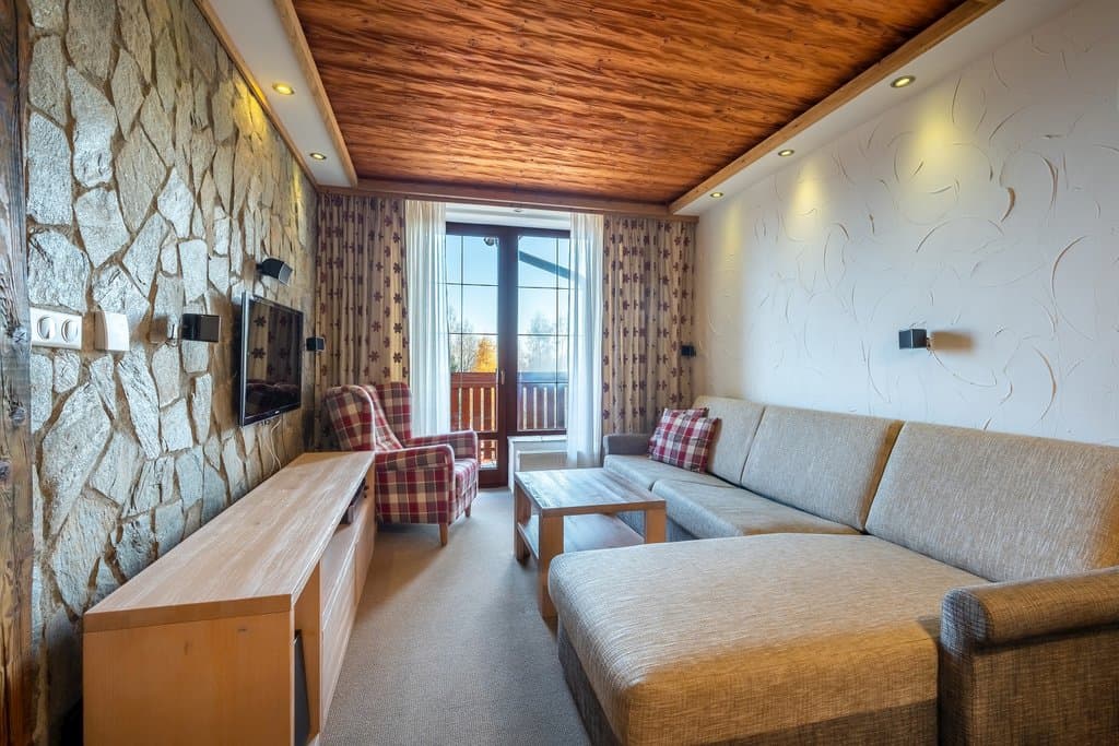 Apartmán s 1 spálňou v hlavnej budove A - Výhľad na Tatry  - Súkromné Apartmány v Hoteli Kukučka