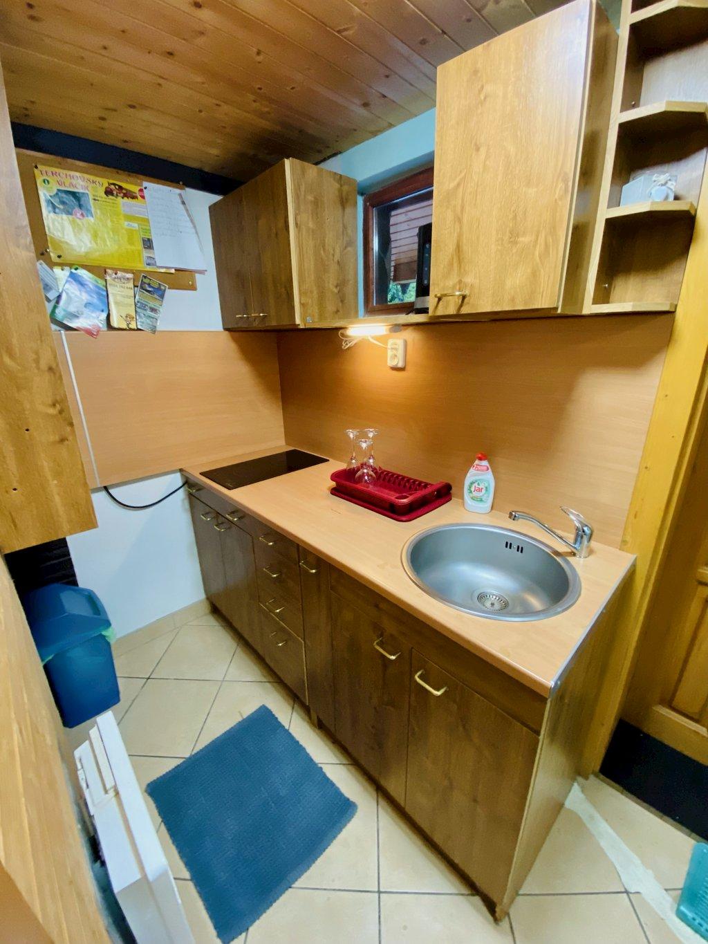 Kuchyň - Chaloupka Sokolí dvor s wellness