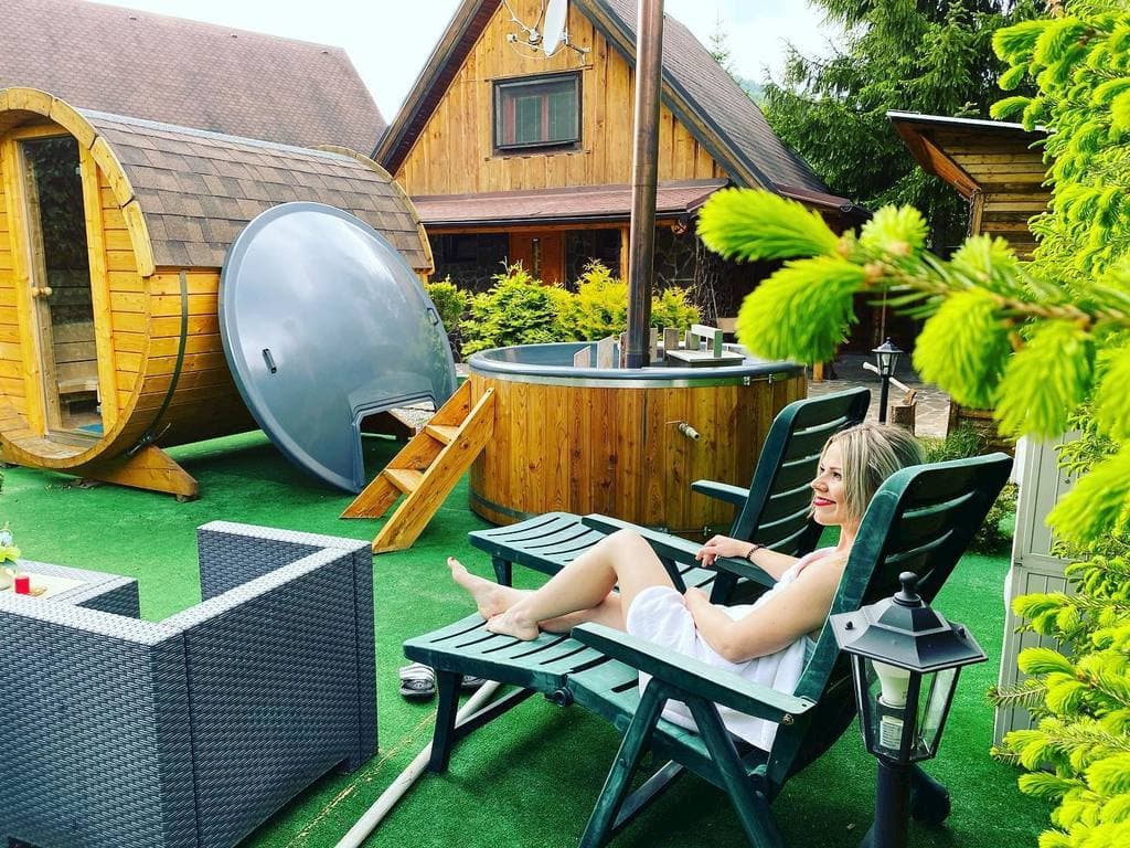 Exteriér - Chaloupka Sokolí dvor s wellness