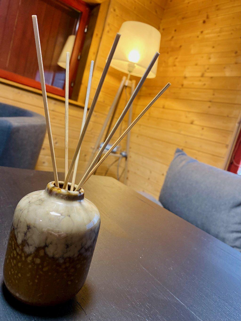 Obývací místnost - Chaloupka Sokolí dvor s wellness