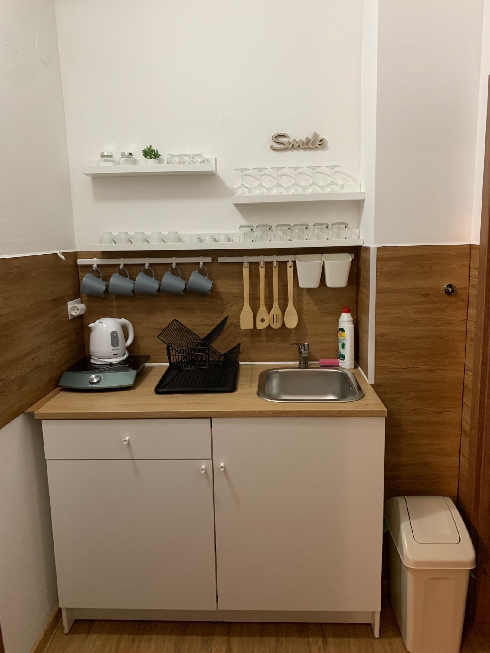 Bezbariérový apartmán na prízemí Apartmán s 1 spálňou - Apartmány Zelený dom