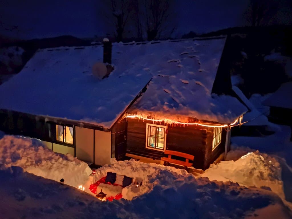 Chalupka pod Kozincom im Winter