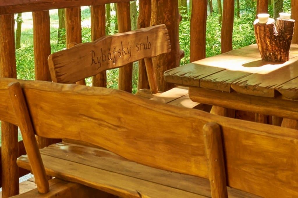 Wellness srub na Vranovské přehradě Starý Petřín