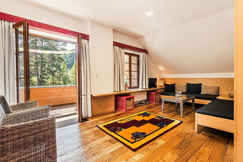 Apartmá s balkónem Apartmán s 1 ložnicí - Penzion Statek Samsara