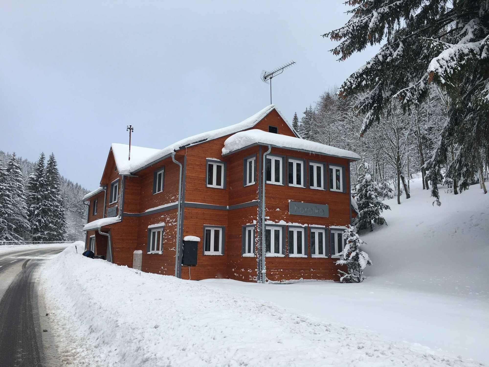 Apartments in Pec in the winter