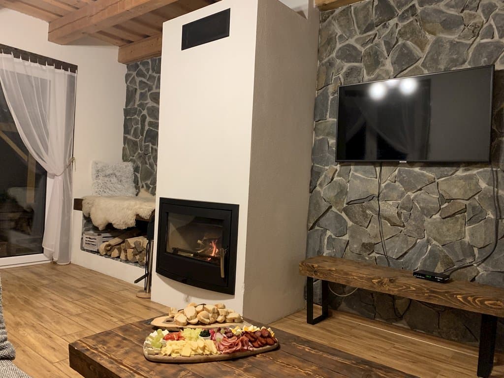 Obývacia miestnosť - Chata Mont Magurka