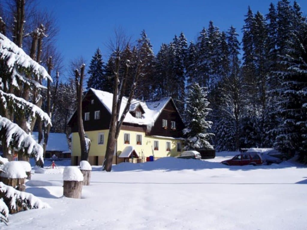 Pension Dita v zimě