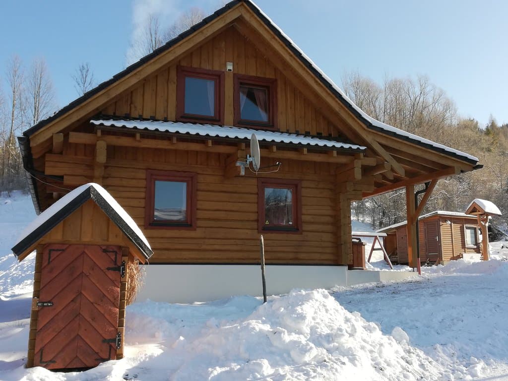 Ferienhaus Kukulienka im Winter