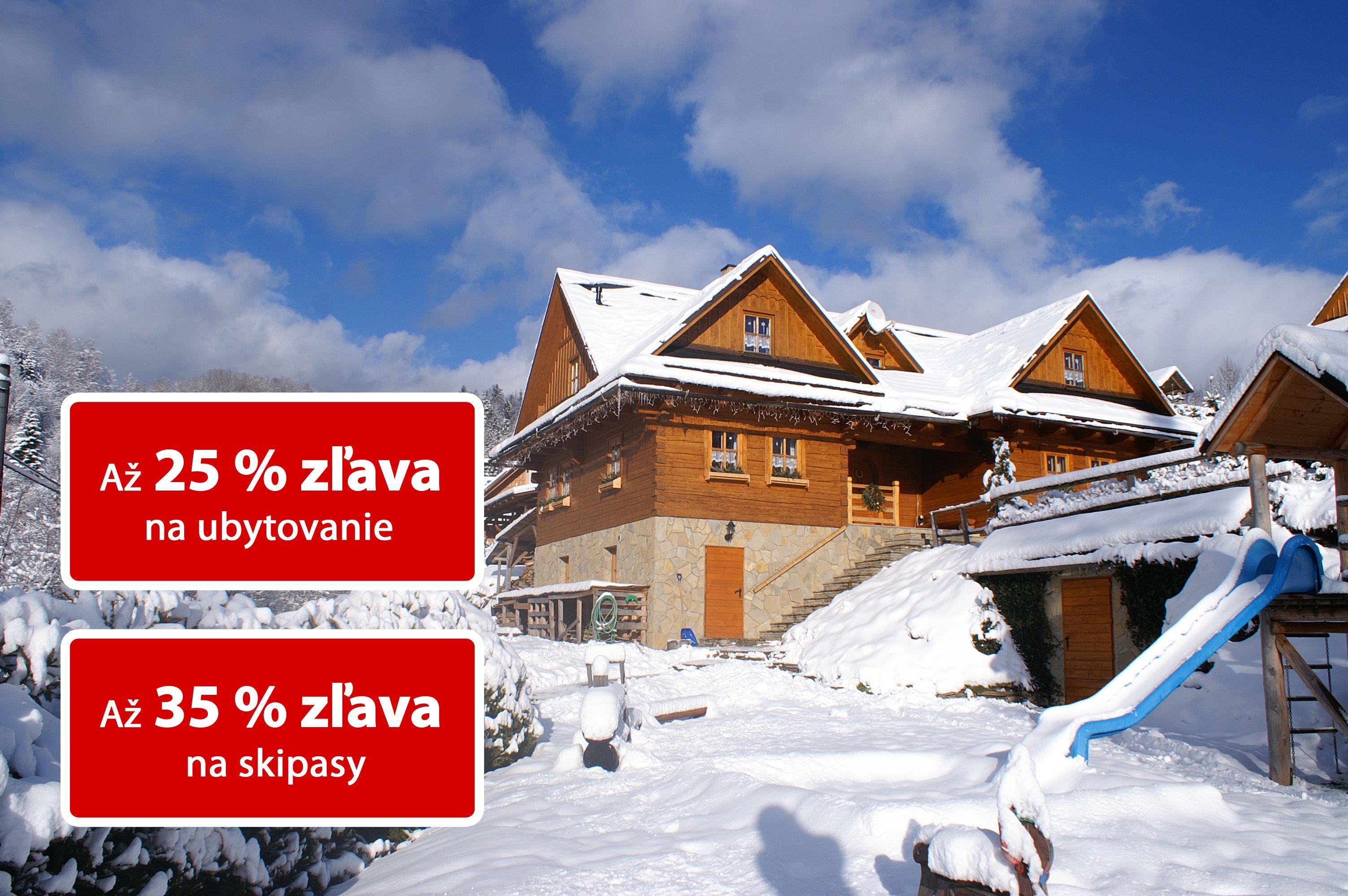 Chata Uhorčík v zime