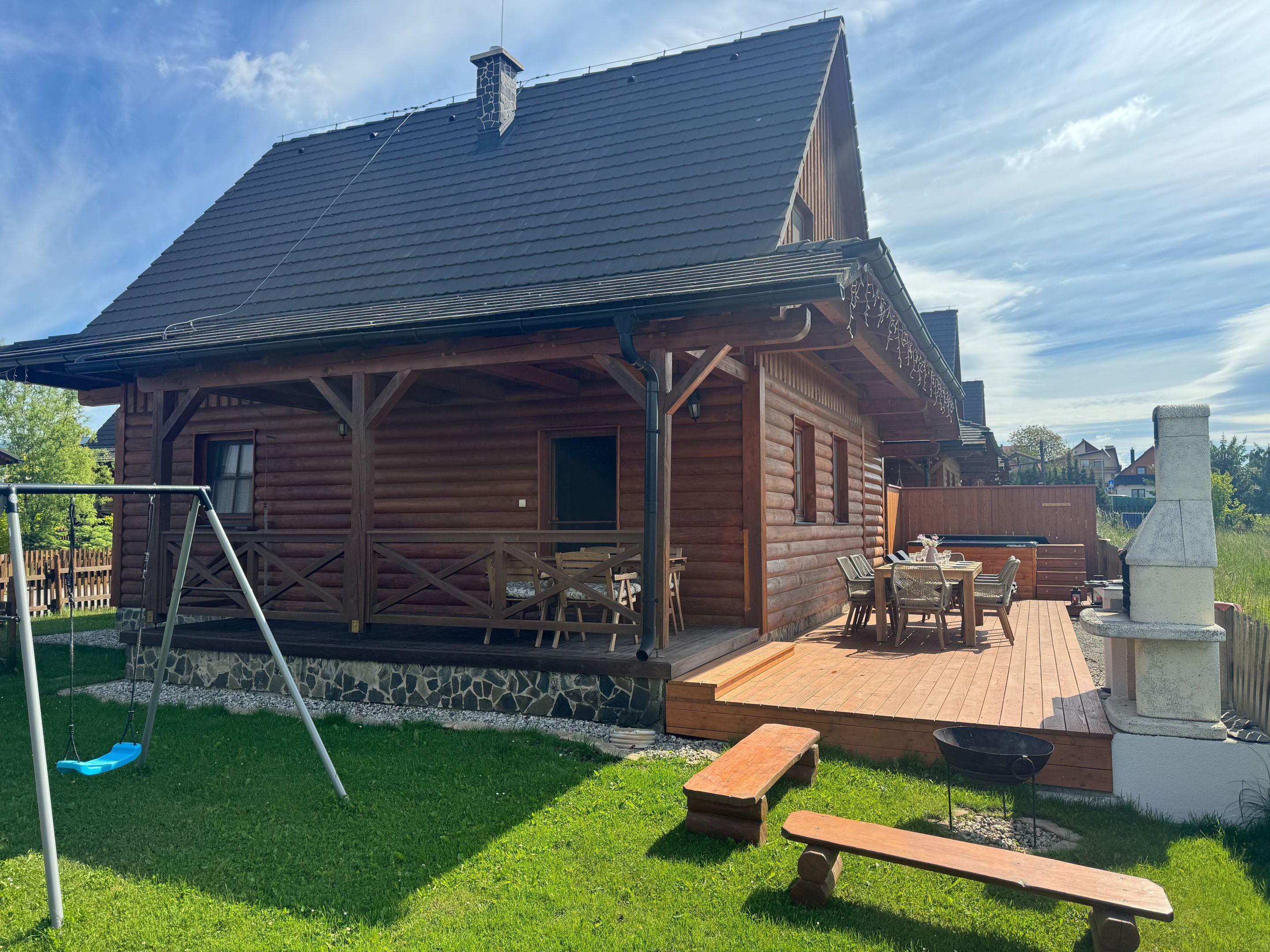 Teren zewnętrzny - Domek drewniany Dorka Liptov