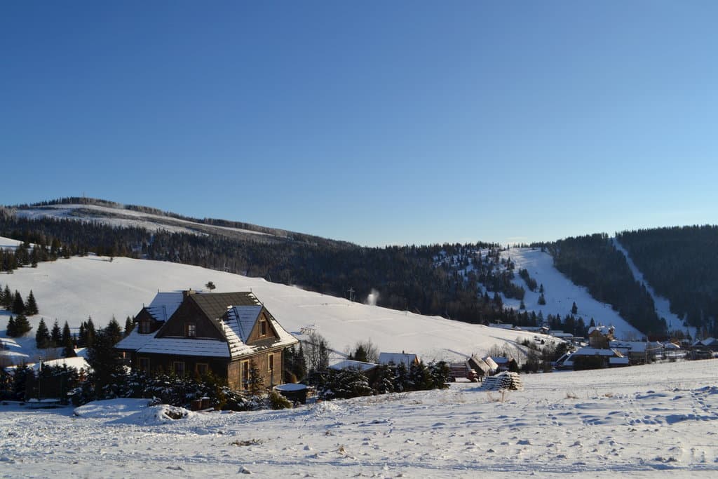Villa Ždiar 681 im Winter