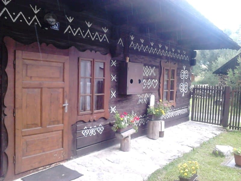 v lete - Drevenička pod vlekom