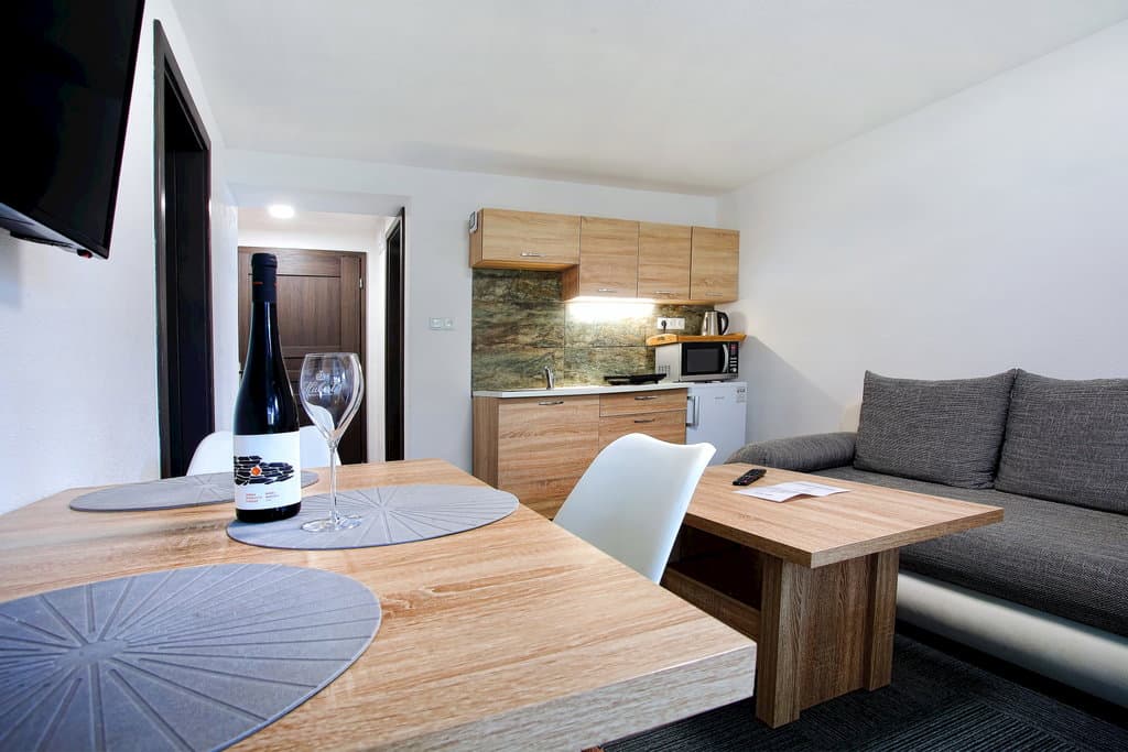 Obyvačka - Apartmány za Rohom