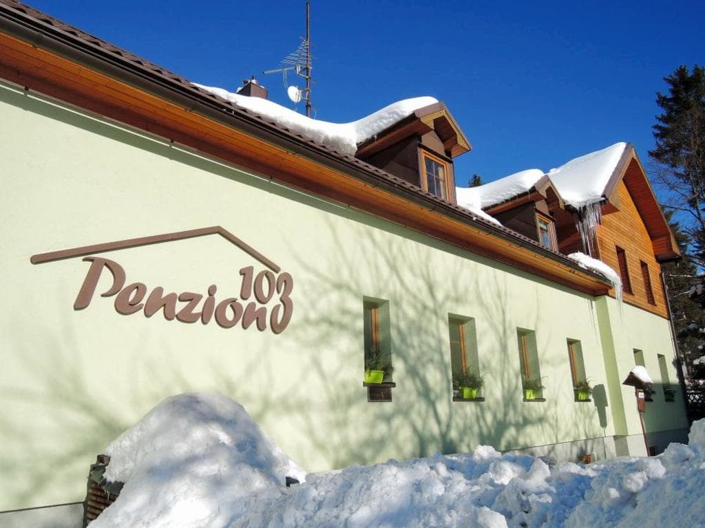 Pension 103 in the winter