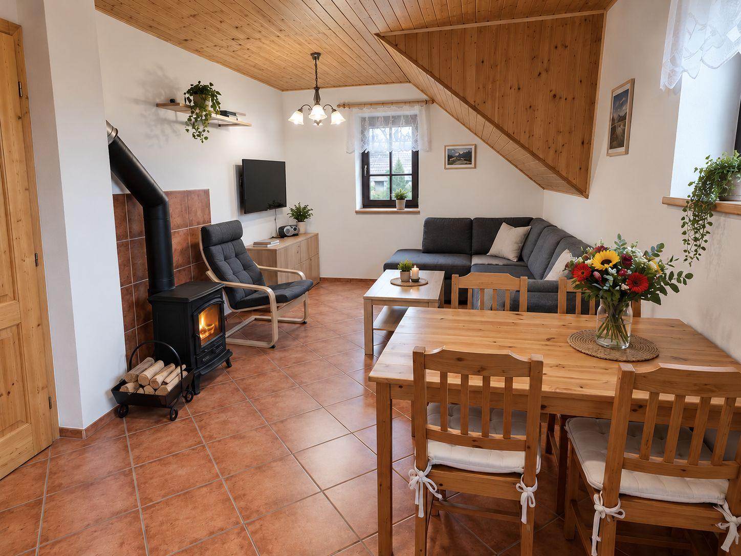 Apartament z 1 sypialnią  - Domek Sluníčko
