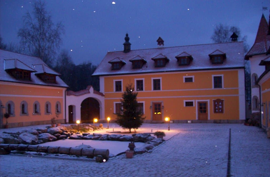 Hotel U Špejcharu v zime