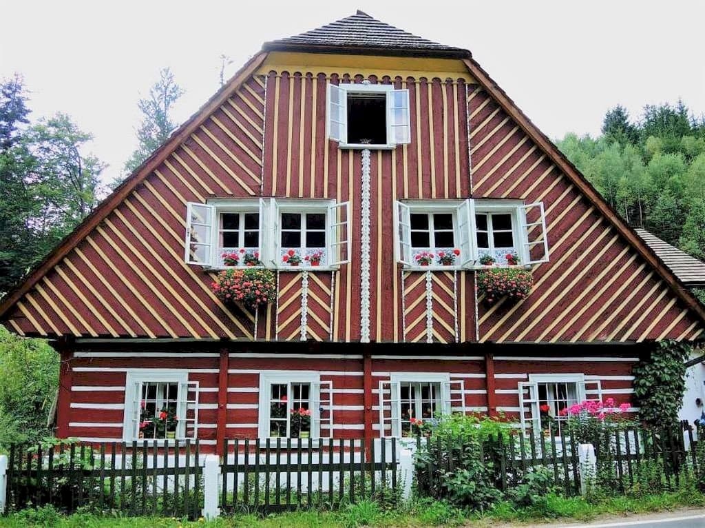 Exteriér - Chata Mlýn u skály