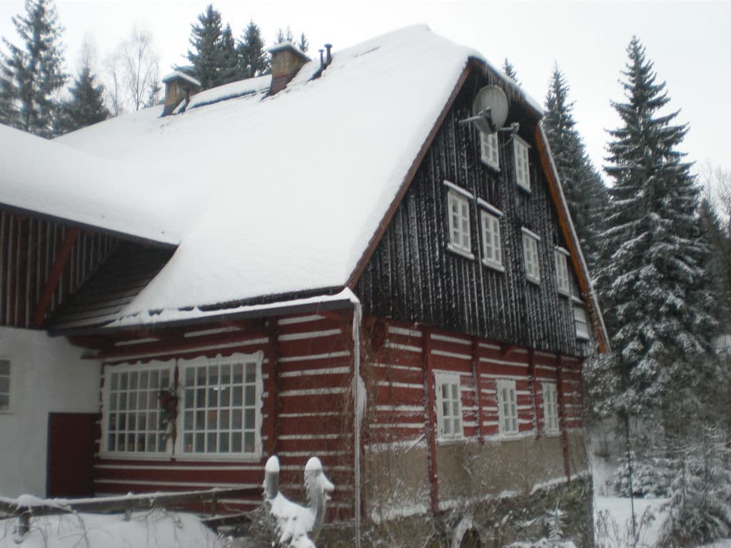 Exteriér - Chata Mlýn u skály