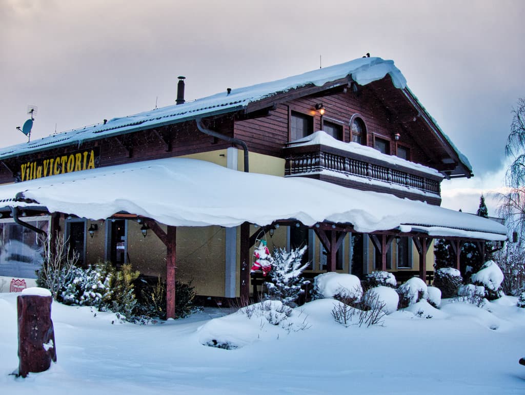 Villa Victoria in the winter
