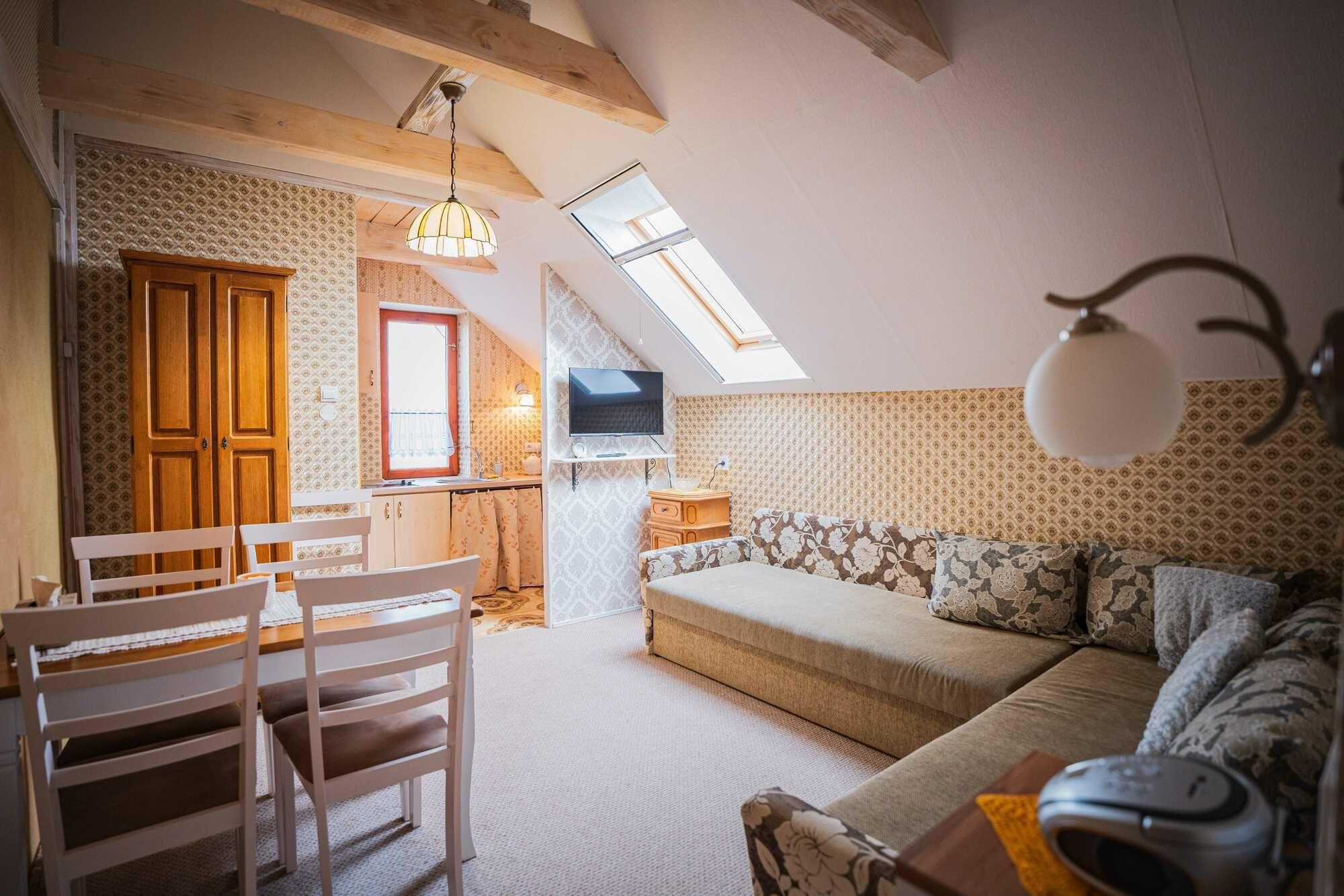 Apartmán s výhľadom na hory Apartmán s 2 spálňami - Chalupa Kozí dvor Rohozná