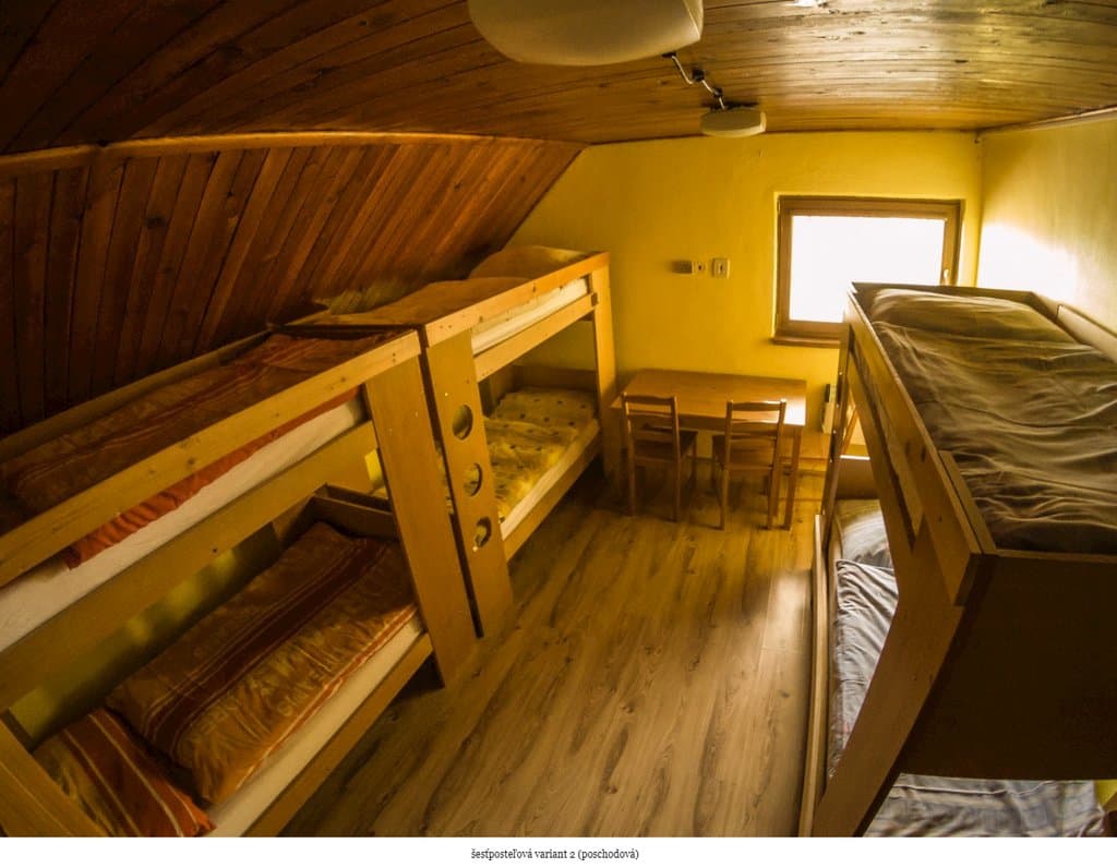 Sechsbettzimmer  - Ferienhaus Trafo Kubínska Hoľa
