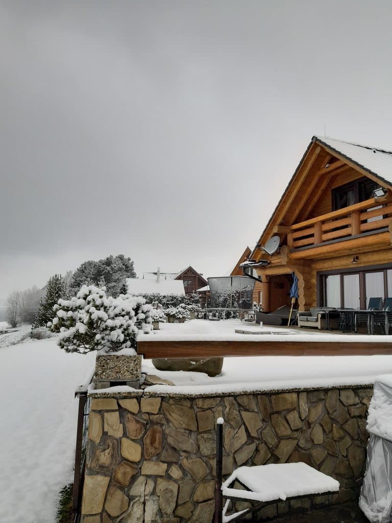 terasa zima - Chalet Marka