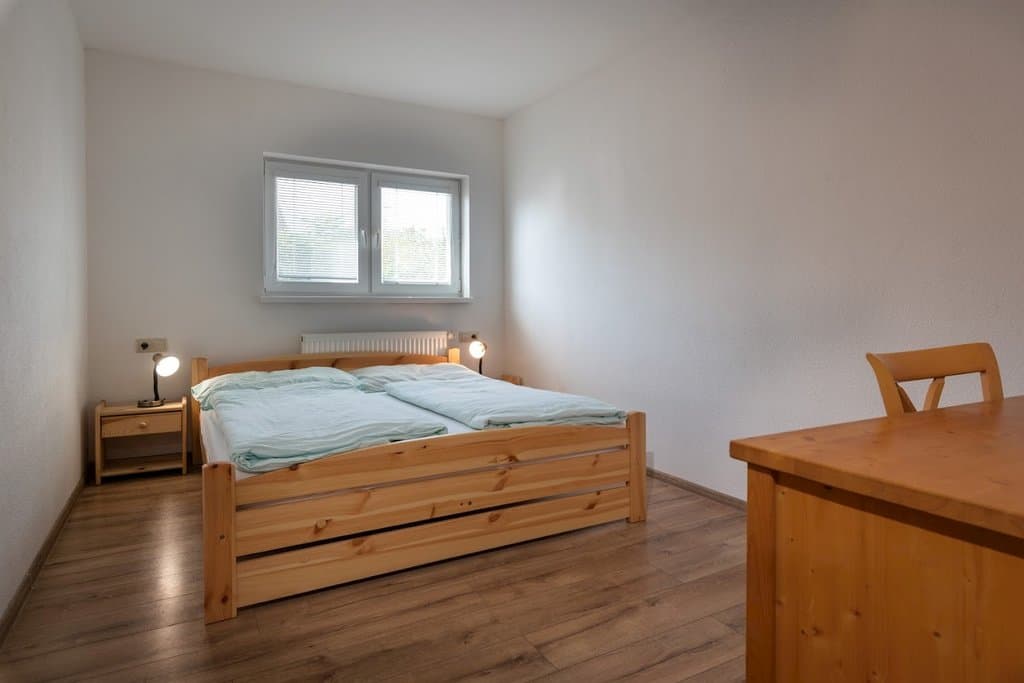 Každý apartmán má samostatnú spálňu s manželskou posteľou - Rezidencia Podhájska
